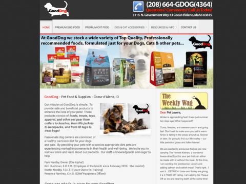 Pet Supply Store Website