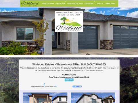 Wildwood Estates in Chico, CA - Website by WebPlexx